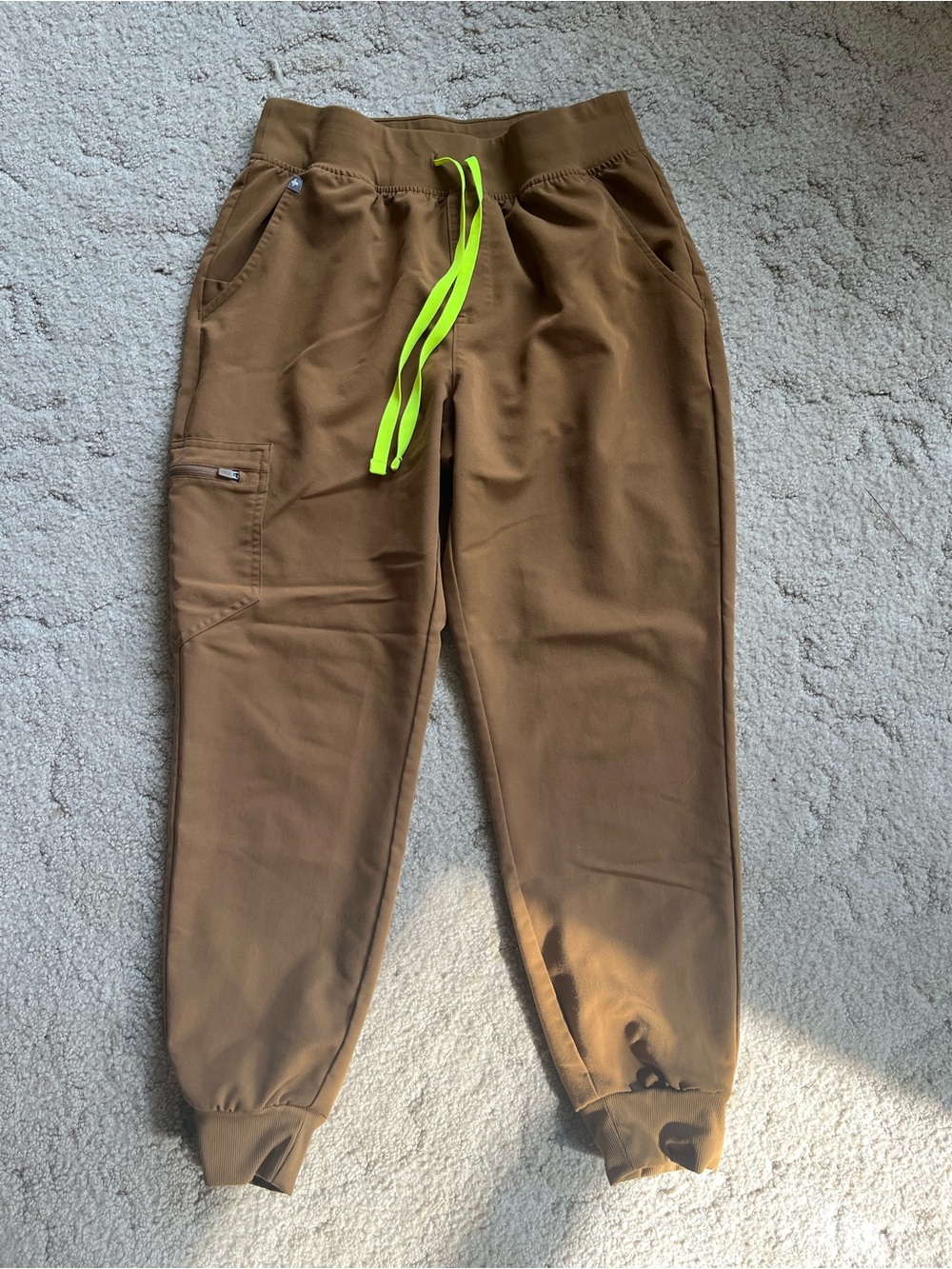 FIGS high waisted Zamora MP earth